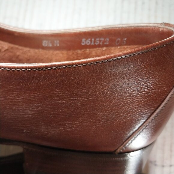 BALLY men's size 8.5 M brown Derby. - Picture 7 of 10